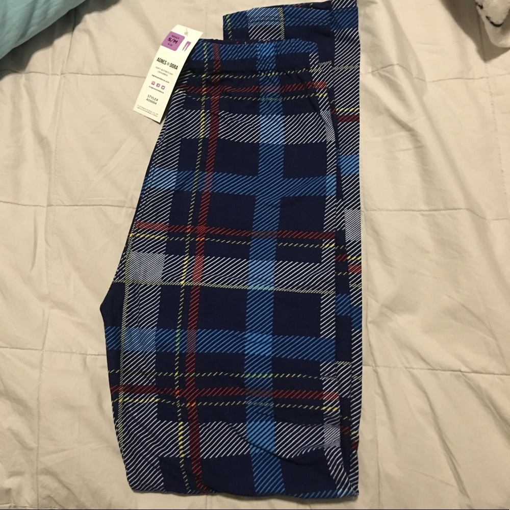 Agnes & Dora plaid legging